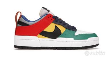 Scarpa Mod: Nike Dunk Low Disrupt Multi-Color
