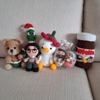 Personaggi amigurumi. 