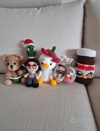 Personaggi amigurumi. 