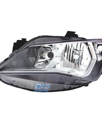 FANALE SINISTRO SEAT IBIZA 12-17 FONDO SCURO CROMA