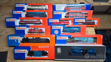 Locomotive vagoni scambi binari Roco 1:87 h0