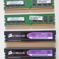 Ram ddr2 da 2gb e 1gb