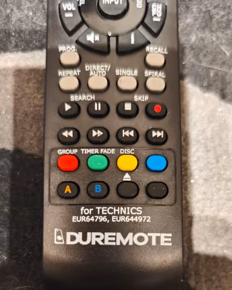 telecomando Technics cd player