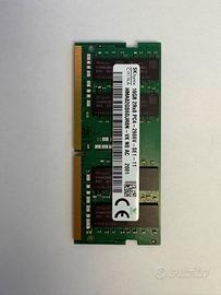 Scheda RAM SK Hynix 16GB DDR4 SODIMM 2666 PC4-2130
