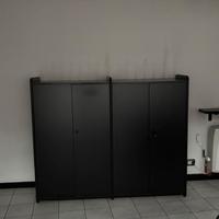 Armadio nero Anonima Castelli – 4 ante (anni ’70)