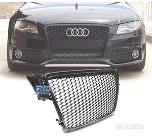 GRIGLIA AUDI A4 B8 08-11 LOOK RS NERO LUCIDO
