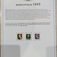 Francobolli Regno d'Italia 1945