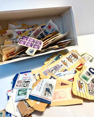 📯 Lotto Francobolli USA e vari su Frammento