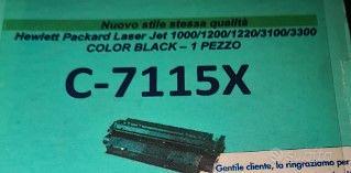 C7115X TONER NERO NUOVO HP