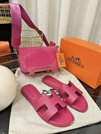 Set Hermes composto da Borsetta e Sandali