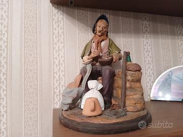 statuetta terracotta