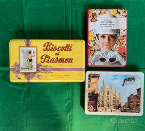 Scatole metallo set Plasmon + bonus