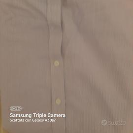 camicia 3xl harmont and blaine viola con logo blu