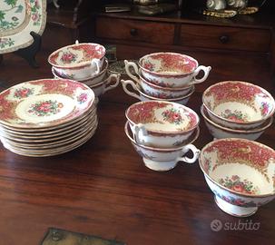 Porcellana Coalport 11 tazze da tea anni 50