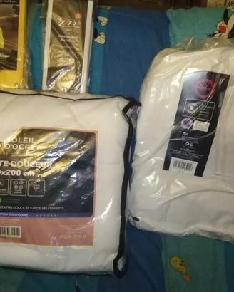 parure da letto singolo, con piumino, da 5 pezzi