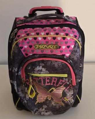 Zaino scuola medie elementari trolley borsa Seven