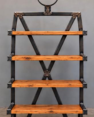 scaffale in ferro desing industriale 