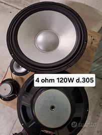Woofer 4 ohm 120 W