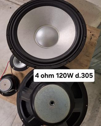 Woofer 4 ohm 120 W