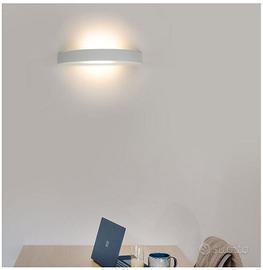 Applique lampada parete in gesso doppio led
