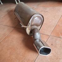 silenziatore terminale grande punto sport