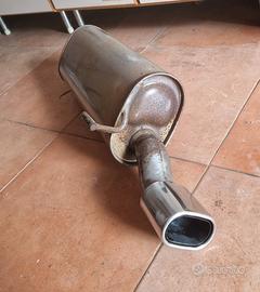 silenziatore terminale grande punto sport