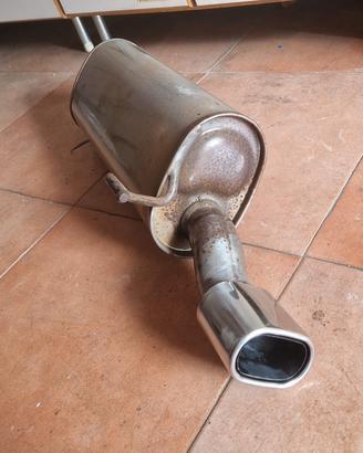 silenziatore terminale grande punto sport
