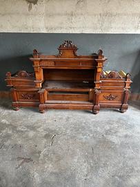 Camera da letto matrimoniale in legno di ciliegio