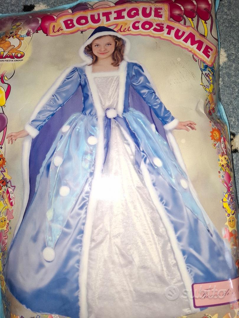 Delle Nevi Vestito Principessa Carnevale Costume Carnevale