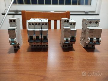 Set interruttori magnetotermici e misuratore energ