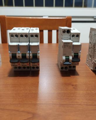Set interruttori magnetotermici e misuratore energ