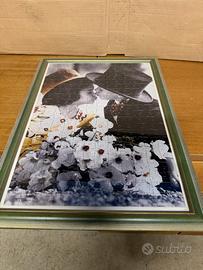 Cornice legno e vetro con puzzle 250 pz. cm. 40x55
