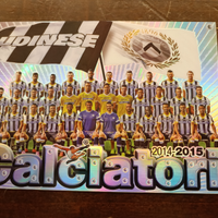 Squadra Udinese 2014/15 Calciatori Panini MaxiCard