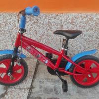 bici bambino spiderman 