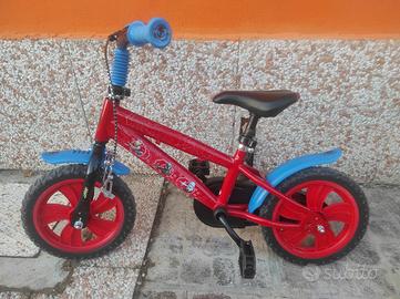 bici bambino spiderman 