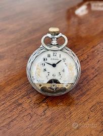 Orologio da tasca vintage, mod. Hebdomas