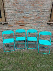 Sedie verde acqua 