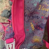 Zaino scuola estensibile SJ rosa