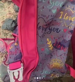 Zaino scuola estensibile SJ rosa