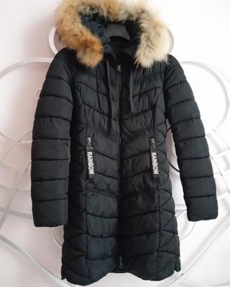 splendido piumino con cappuccio tg S 