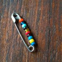 Spilla da Balia Vintage Pin 1930 Clip Perle Perlin