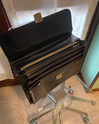 Borsa in pelle porta documenti