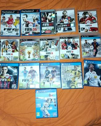 Collezione giochi Fifa (PS2-PS3-PS4-PSP)