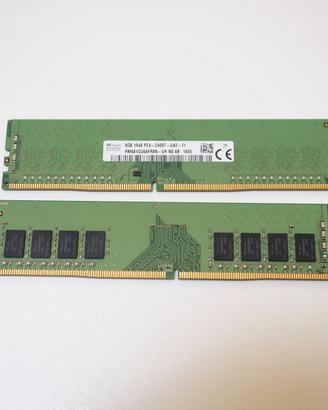 16GB RAM DDR4 SK hynix 2x8GB 2400MHz PC4-2400T