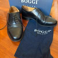 Scarpe boggi  stringate eleganti black