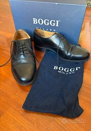 Scarpe boggi  stringate eleganti black