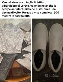 Divisa cuoco istituto alberghiero