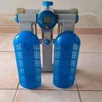 Stepper blu-argento