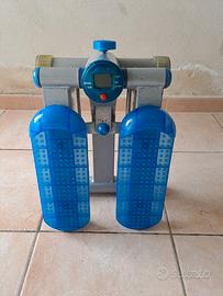 Stepper blu-argento