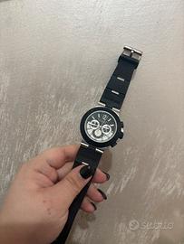 BVULGARI automatico carcassa acciaio e lunetta ner